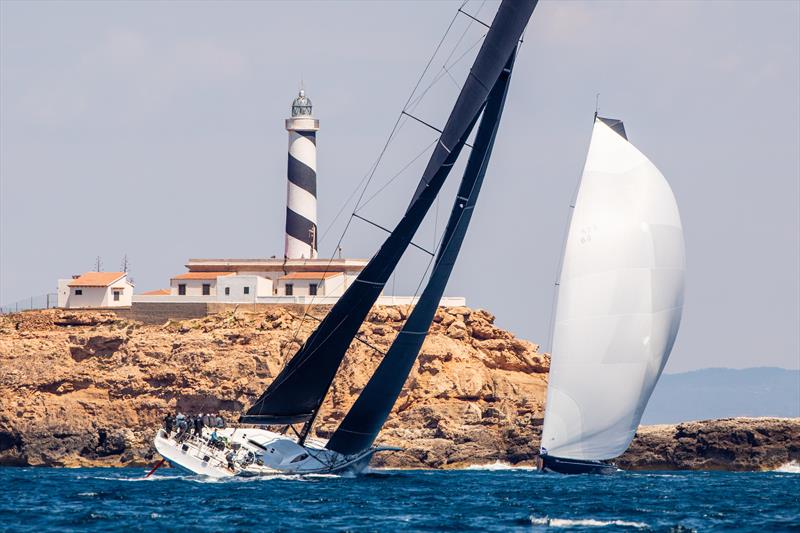 Leopard 3 on day 1 of PalmaVela 2022 photo copyright María Muiña / PalmaVela taken at Real Club Náutico de Palma and featuring the Maxi class