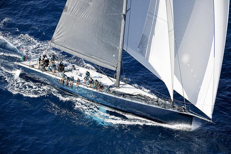 Biggest boat competing here is Lord Irvine Laidlaw's 82ft Highland Fling XI - IMA Maxi European Championship - photo © ROLEX / Studio Borlenghi