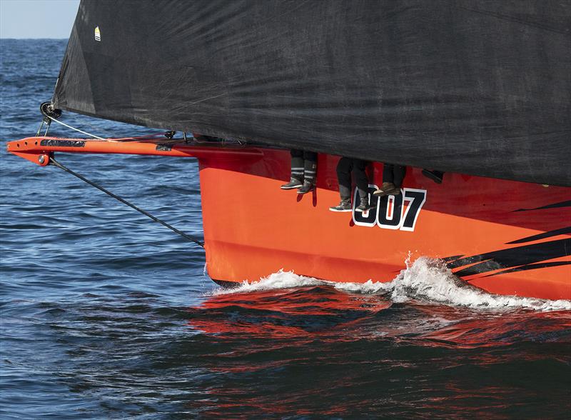 It was not always about just sitting around photo copyright John Curnow taken at Cruising Yacht Club of Australia and featuring the Maxi class