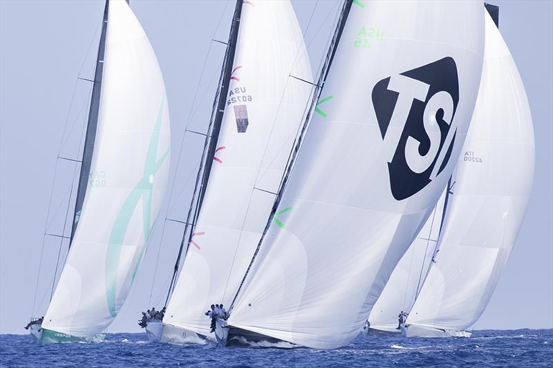 The hardcore yacht racing between the former Maxi 72s last year was won by Dario Ferrari's Cannonball photo copyright IMA / Studio Borlenghi taken at Yacht Club Costa Smeralda and featuring the Maxi class