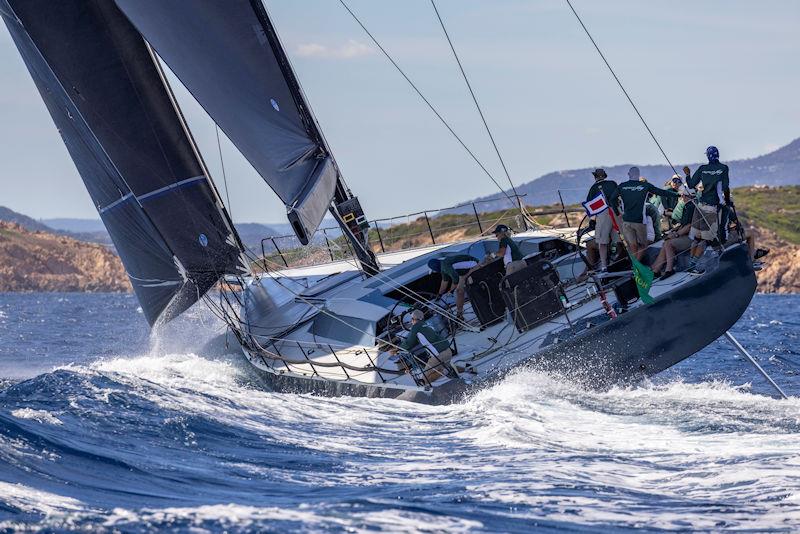 After victory slipped through their fingers in 2021, Highland Fling XI won the maxi class this year at the Maxi Yacht Rolex Cup 2022 photo copyright IMA / Studio Borlenghi taken at Yacht Club Costa Smeralda and featuring the Maxi class