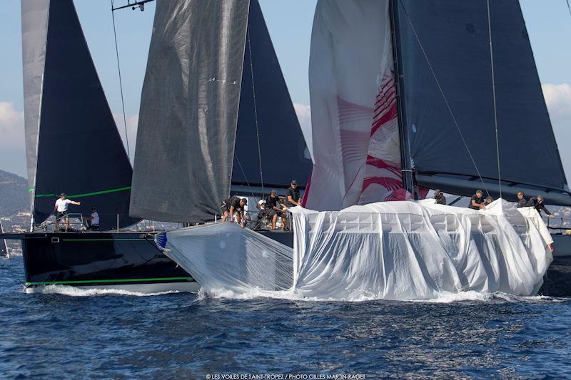 Maxi trawling - Les Voiles de Saint-Tropez photo copyright Gilles Martin-Raget / www.martin-raget.com taken at Société Nautique de Saint-Tropez and featuring the Maxi class