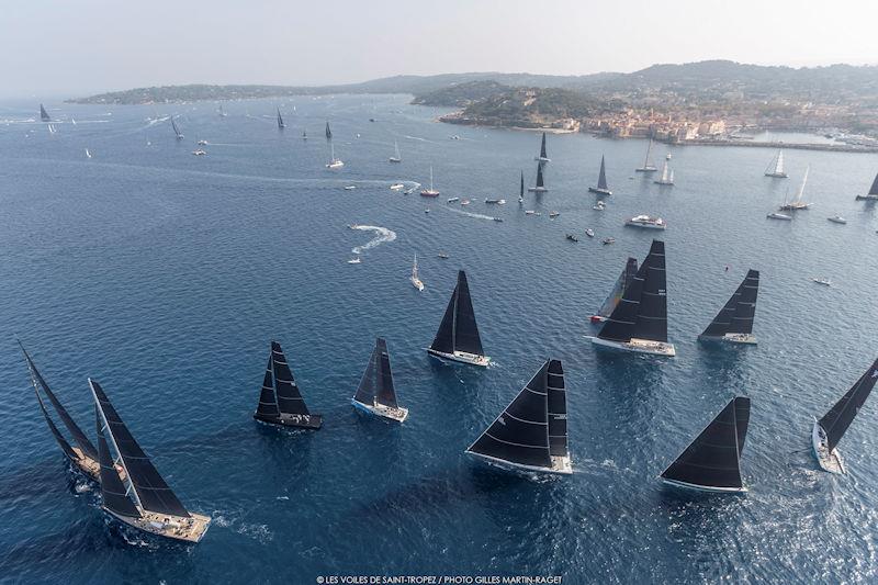 Maxi 2 sets sail at Les Voiles de Saint-Tropez - photo © Gilles Martin-Raget / www.martin-raget.com