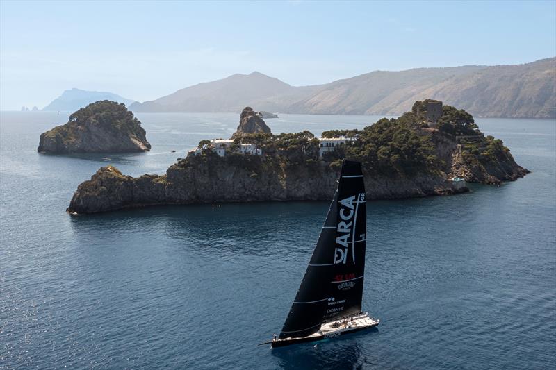 Furio Benussi's Arca SGR rounds the Li Galli islands in the 2022 Regata dei Tre Golfi - photo © IMA / Studio Borlenghi