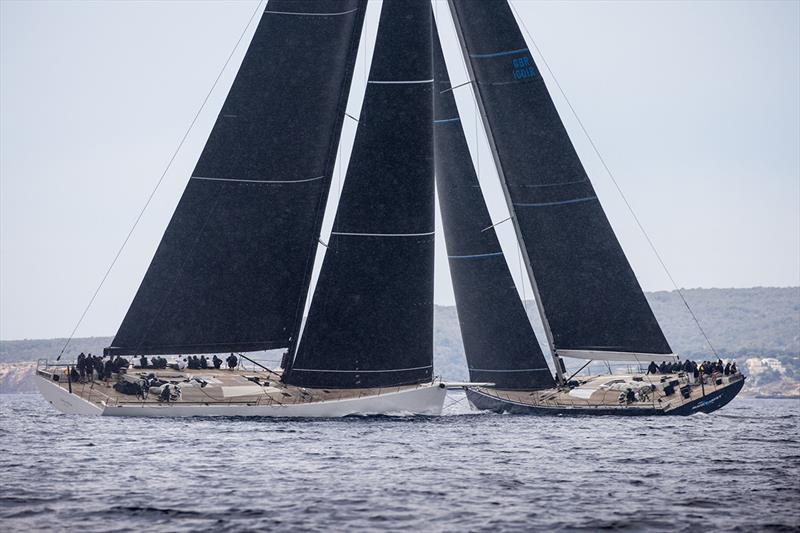 Today's race between the Wallycentos was a full scale match race - PalmaVela 2023 photo copyright SailingShots by Maria Muiña taken at Real Club Náutico de Palma and featuring the Maxi class