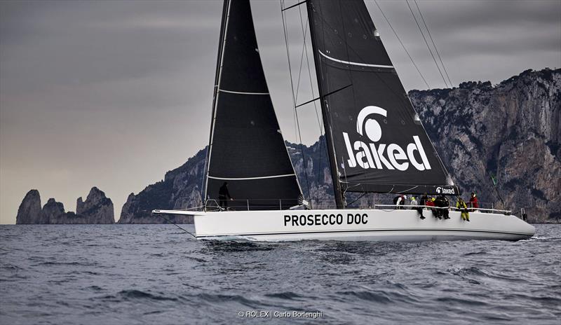 Formerly Alfa Romeo 1 and Rambler 90, Shockwave 3 is one of the most successful maxis of all time. She is currently awaiting to receive redress for standing-by the stricken 100 footer Arca SGR photo copyright Rolex / Carlo Borlenghi taken at Circolo del Remo e della Vela Italia and featuring the Maxi class