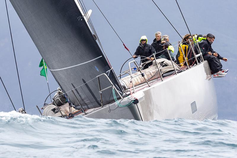 Pascale Decaux at the helm of her Wally 80 Tilakkhana - IMA Maxi European Championship photo copyright IMA / Studio Borlenghi taken at  and featuring the Maxi class