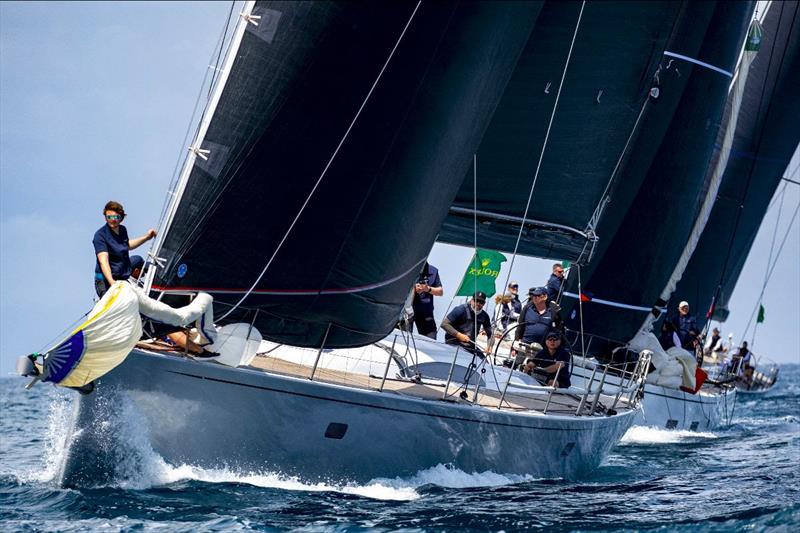 The crew of the Marten 72 Aragon was the furthest travelled, with many flying in from Tasmania to compete - IMA Maxi European Championship photo copyright IMA / Studio Borlenghi taken at  and featuring the Maxi class