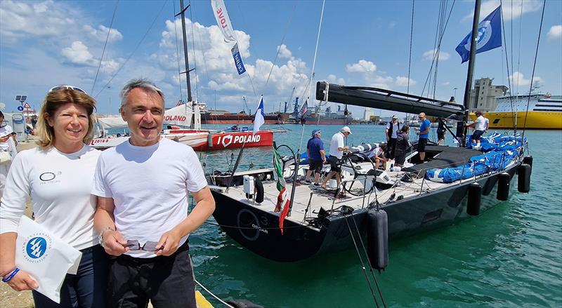 OSCAR3's Aldo and Elena Parisotto. They finished second overall in the race last year - 151 Miglia-Trofeo Cetilar photo copyright James Boyd / IMA taken at Yacht Club Punta Ala and featuring the Maxi class