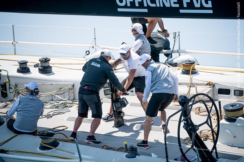 On board ARCA SGR - 151 Miglia-Trofeo Cetilar photo copyright Studio Taccola taken at Yacht Club Punta Ala and featuring the Maxi class