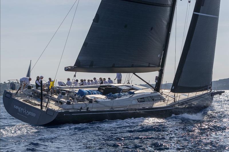 Also new is the Advanced A80 Mindfulness - 2023 Les Voiles de Saint-Tropez photo copyright Gilles Martin-Raget taken at Société Nautique de Saint-Tropez and featuring the Maxi class