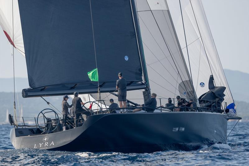 Terry Hui's 77ft Lyra - Maxi B winner - 2023 Les Voiles de Saint-Tropez, final day photo copyright Gilles Martin-Raget taken at Société Nautique de Saint-Tropez and featuring the Maxi class