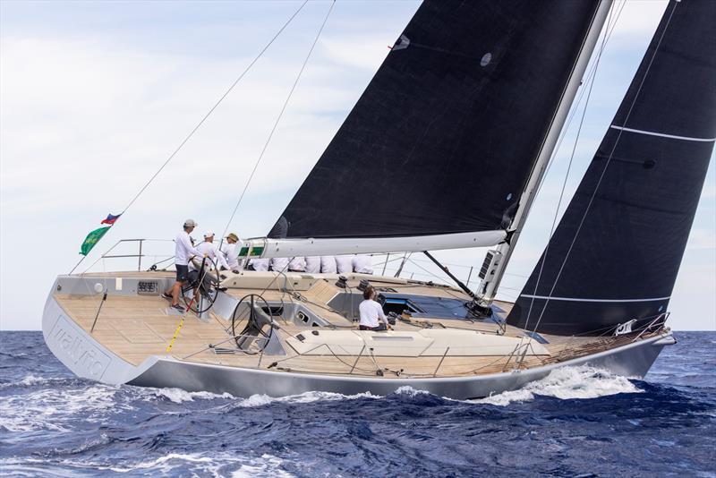 Wallyño is a Farr design launched in 2003 photo copyright International Maxi Association / Studio Borlenghi taken at Société Nautique de Saint-Tropez and featuring the Maxi class