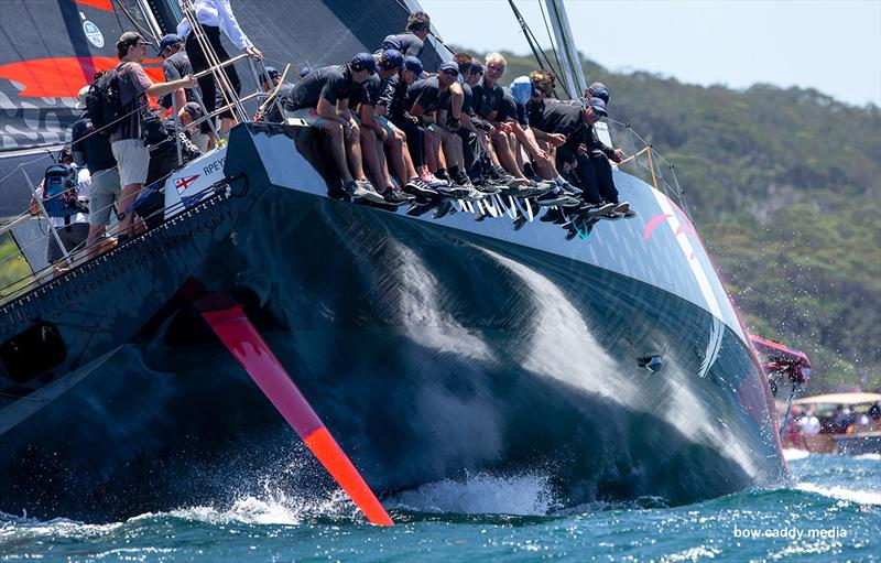 andoo Comanche at full heel - photo © Bow Caddy Media