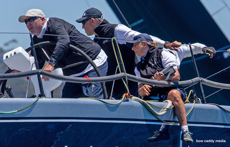 Bear away action aboard Alive - photo © Bow Caddy Media