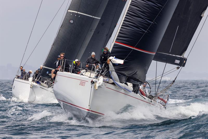 The canting keel, water ballasted Mylius 60 Cippa Lippa X on day 2 of the IMA Maxi Europeans - photo © IMA / Studio Borlenghi 
