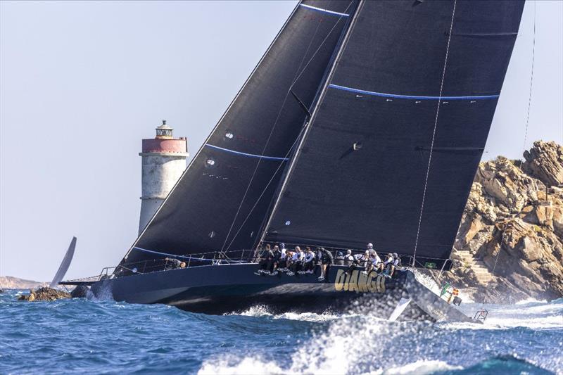 The 82ft Django HF will be back on the race course having undergone a major refit photo copyright IMA / Studio Borlenghi taken at Yacht Club Costa Smeralda and featuring the Maxi class