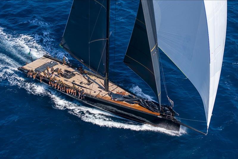 Karel Komarek's V claimed the first win today at the Rolex IMA Maxi 1 Worlds photo copyright IMA / Studio Borlenghi taken at Yacht Club Costa Smeralda and featuring the Maxi class