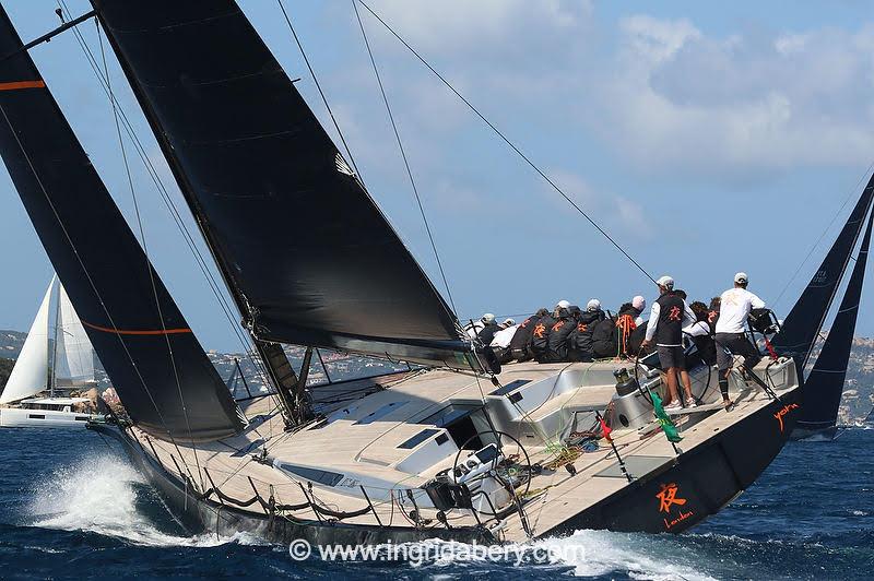 Yoru - 2024 Maxi Yacht Rolex Cup and IMA Maxi 1 Worlds day 3 photo copyright Ingrid Abery / www.ingridabery.com taken at Yacht Club Costa Smeralda and featuring the Maxi class