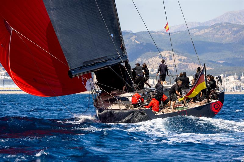 Sven Wackerhagen's Wally 80 Rose was a worthy second overall having scored a big win on Saturday - photo © SailingShots by Maria Muiña