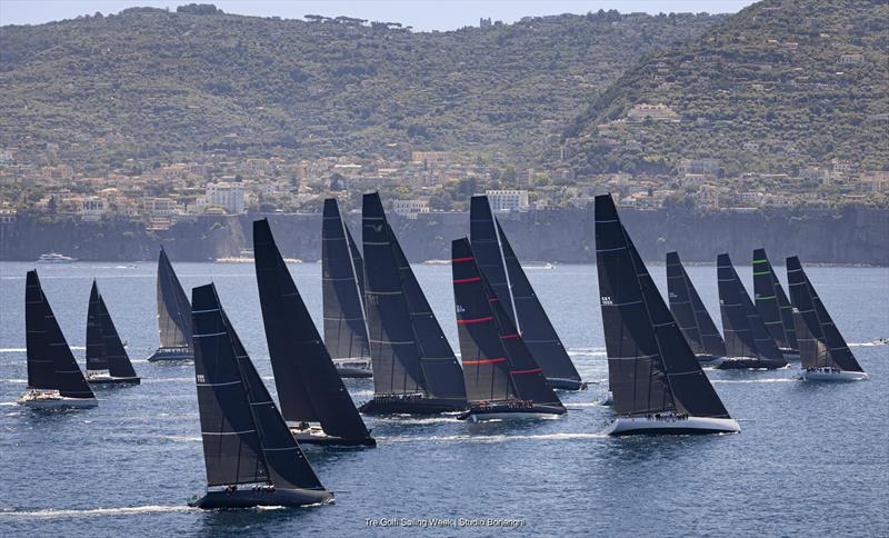 Tre Golfi Sailing Week IMA Maxi European Championship Inshore Series Day 1 - photo © Tre Golfi Sailing Week / Studio Borlenghi