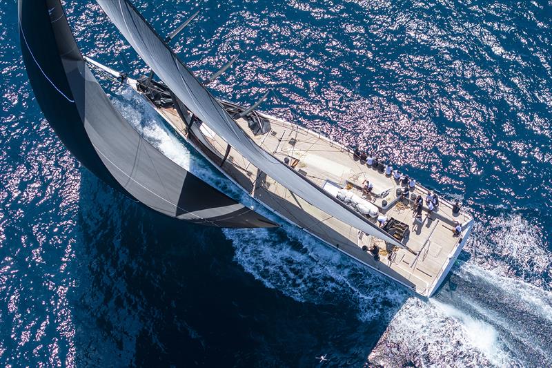 Chris Flowers and David M Leuschen's 100ft Galateia, the Maxi 100 winner - IMA Maxi European Championship 2025 - photo © IMA / Studio Borlenghi 
