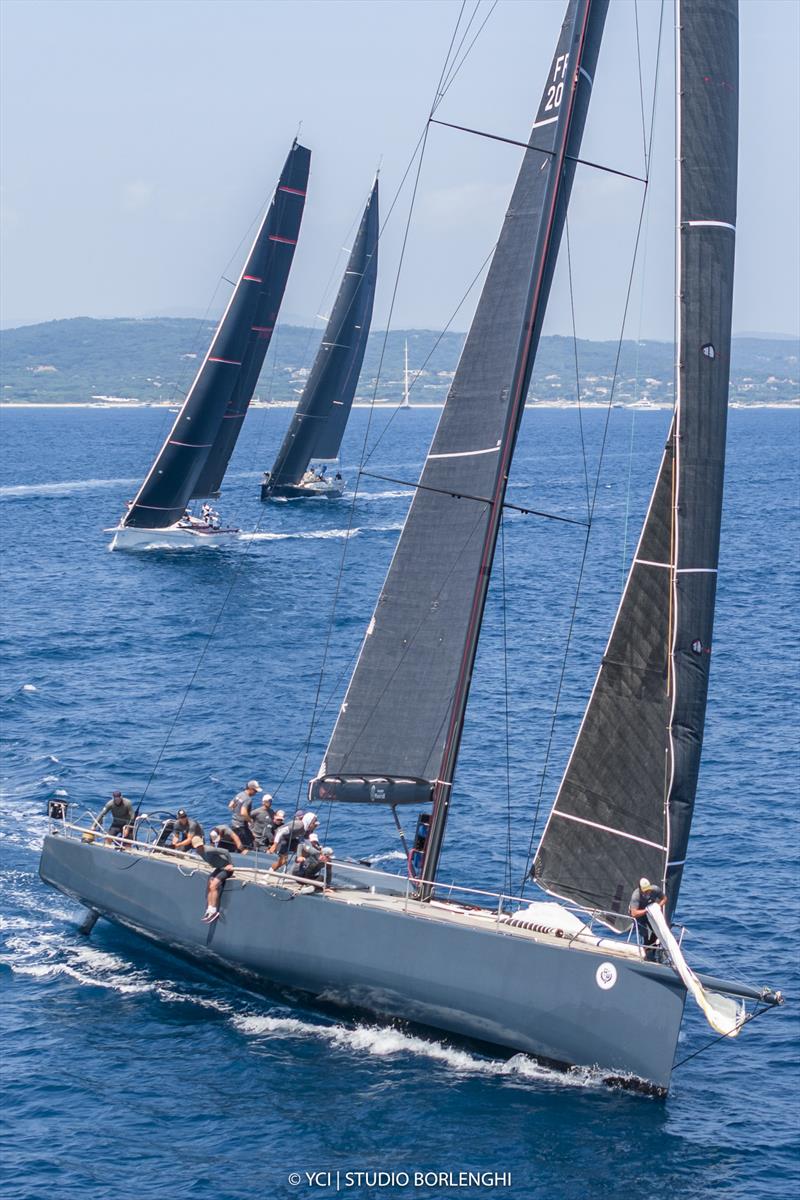 Spirit of Lorina at present wins the tie-break at the top of the Maxi Alpha class - Loro Piana Giraglia 2025 - photo © YCI - Studio Borlenghi