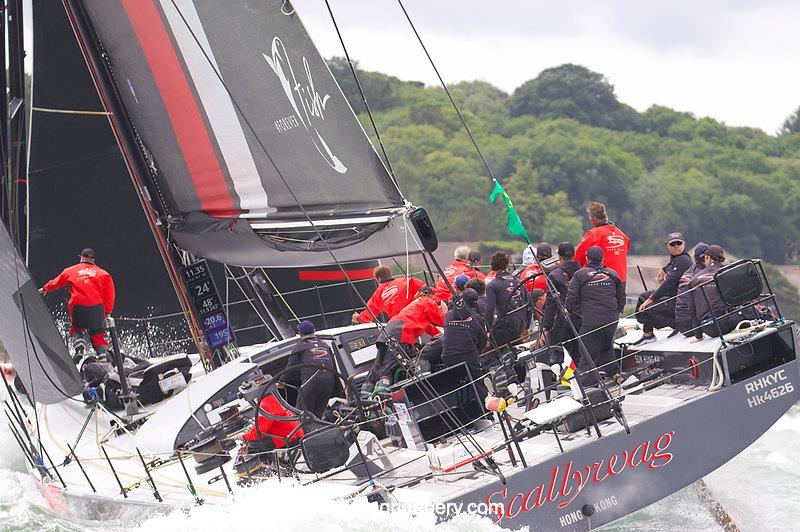 100th Rolex Fastnet Race Start photo copyright Ingrid Abery / www.ingridabery.com taken at Royal Ocean Racing Club and featuring the Maxi class