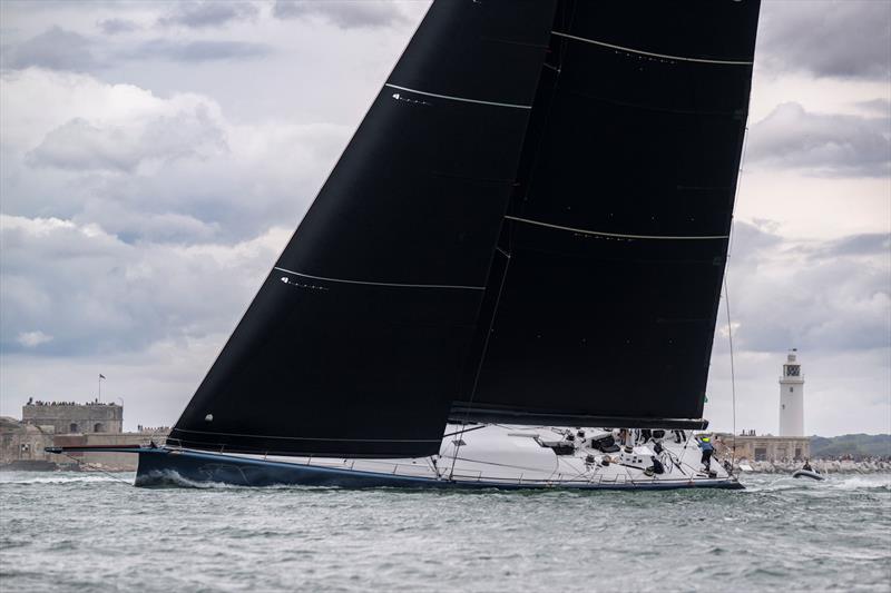 100th Rolex Fastnet Race Start photo copyright Jason Ludlow taken at Royal Ocean Racing Club and featuring the Maxi class