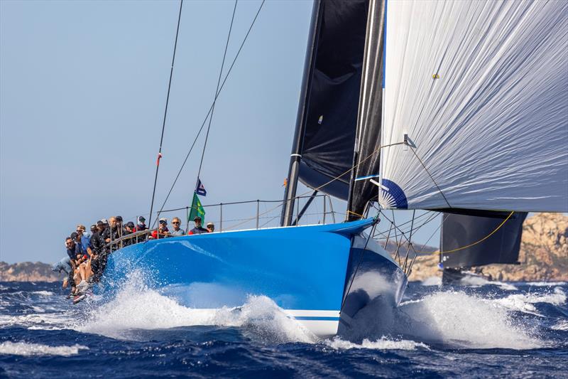 Wendy Schmidt's 85ft Deep Blue photo copyright IMA / Studio Borlenghi  taken at Yacht Club Costa Smeralda and featuring the Maxi class