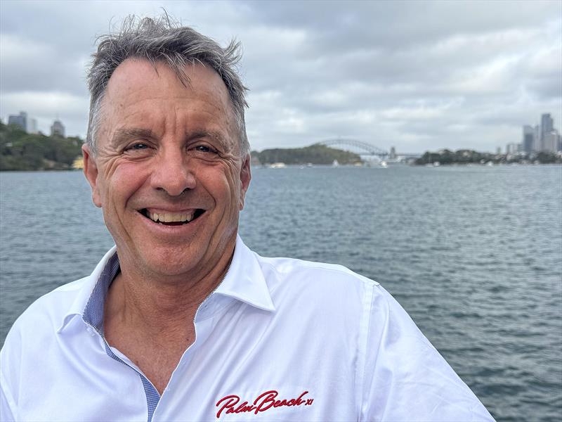 VP of North Sails, Paul Westlake (best known as Flipper), is racing on Palm Beach XI photo copyright John Curnow taken at  and featuring the Maxi class