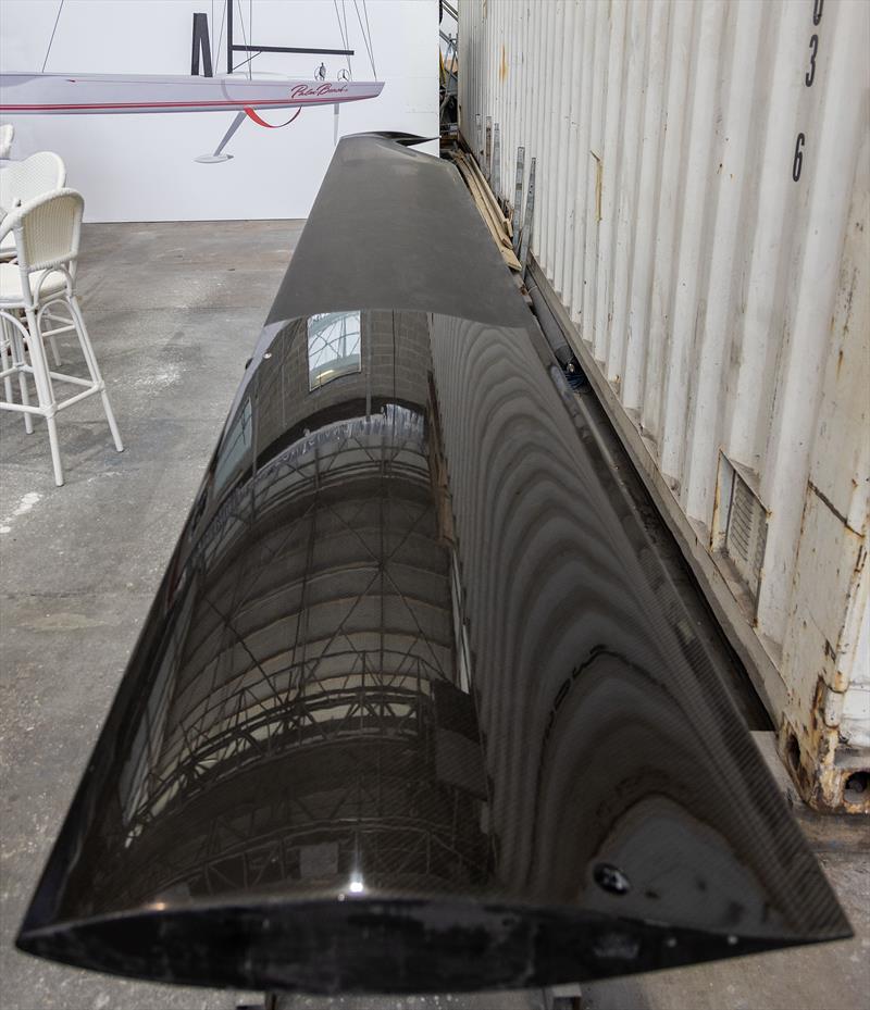 One of the new 'you-beaut' daggerboards for Palm Beach XI - the tips alone are a work of art, let alone the rest of it.. - photo © John Curnow