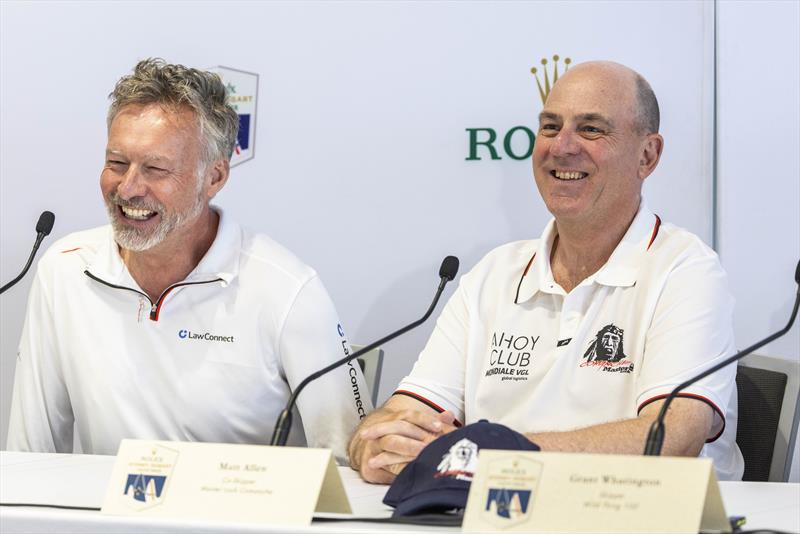 Christian Beck and Matt Allen - Skippers' Media Briefing - December 2025 - photo © Alex Dare/CYCA