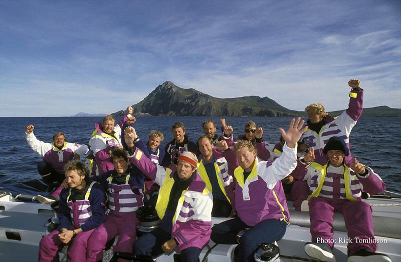 Rounding the Horn on The Card - 1989/90 Whitbread - photo © Rick Tomlinson