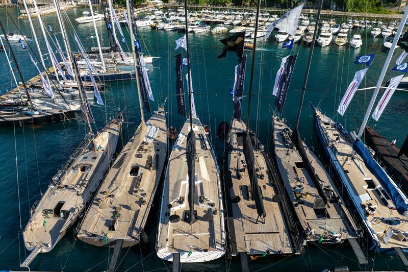 Maxi 1 at the dock in Sorrento's Marina Piccola in 2025 photo copyright IMA / Studio Borlenghi  taken at Circolo del Remo e della Vela Italia and featuring the Maxi class