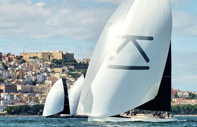 Galateia charges away from Naples at the start of last year's offshore race - photo © Tre Golfi Sailing Week / Studio Borlenghi