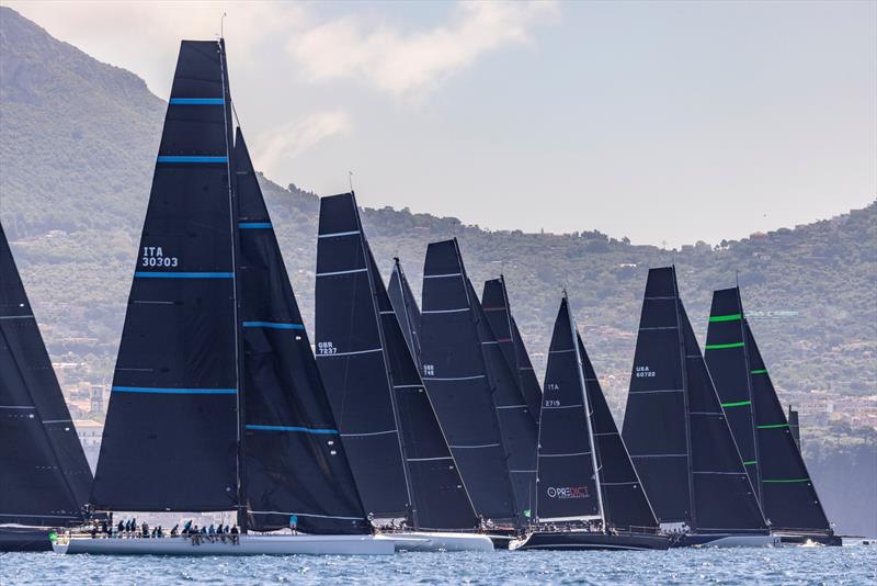 A notable feature of the IMA Maxi European Championship is the full fleet starts photo copyright IMA / Studio Borlenghi  taken at Circolo del Remo e della Vela Italia and featuring the Maxi class