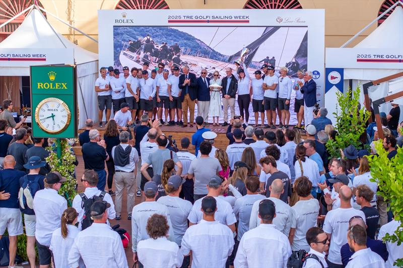 The winning teams at the prize-giving for the 2025 IMA Maxi Europeans - photo © IMA / Studio Borlenghi 