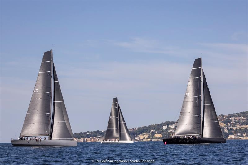 Close finish between Jethou, Jolt and North Star - photo © Tre Golfi Sailing Week / Studio Borlenghi