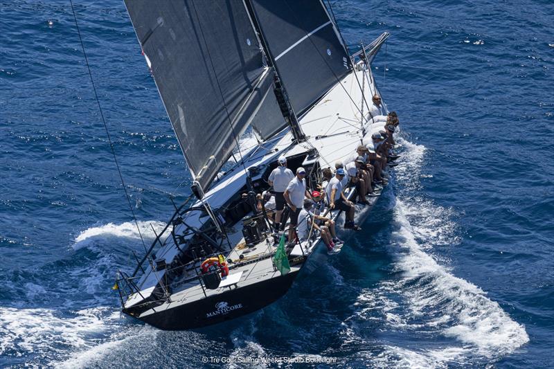 IMA Maxi European Championship 2026: first inshore day in Sorrento photo copyright Tre Golfi Sailing Week / Studio Borlenghi taken at Circolo del Remo e della Vela Italia and featuring the Maxi class