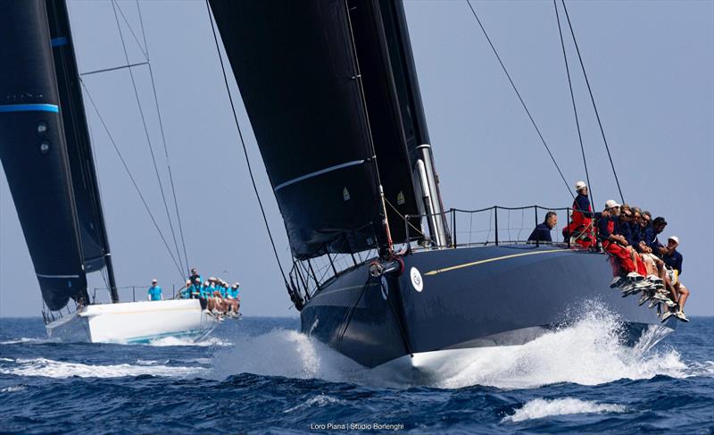 Pier Luigi Loro Piana's 80ft My Song shows the way to Capricorno during racing at Loro Piana Giraglia last year - photo © Loro Piana / Studio Borlenghi