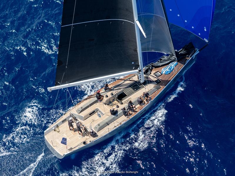 Benoît de Froidmont's Wally 60 Wallyño on the ascent in the Maxi Class racing at the 73rd Loro Piana Giraglia - photo © Loro Piana / Studio Borlenghi