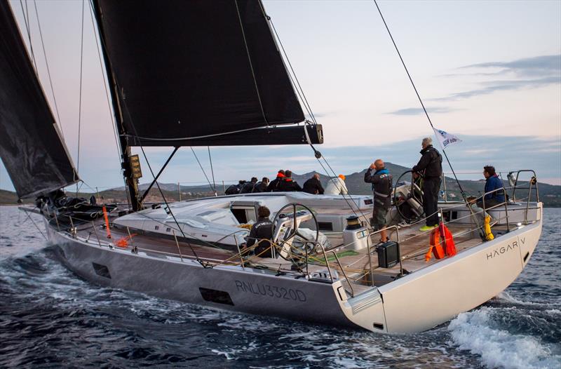 Hagar V en route to winning the 2022 Aegean 600 overall under IRC - photo © Nikos Alevromytis / Alen Photography