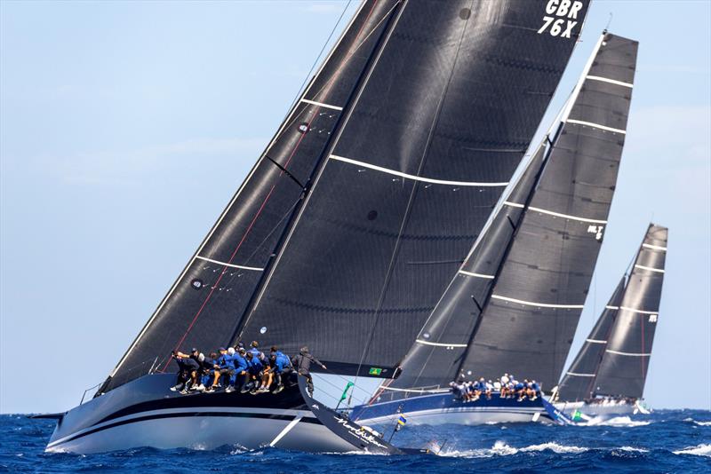 Maxi Yacht Rolex Cup 2026 Day 4 - North Star III, Balthasar and Jolt lined up in Friday's big breeze Rolex IMA Maxi Grand Prix World Championship competition - photo © IMA / Studio Borlenghi 