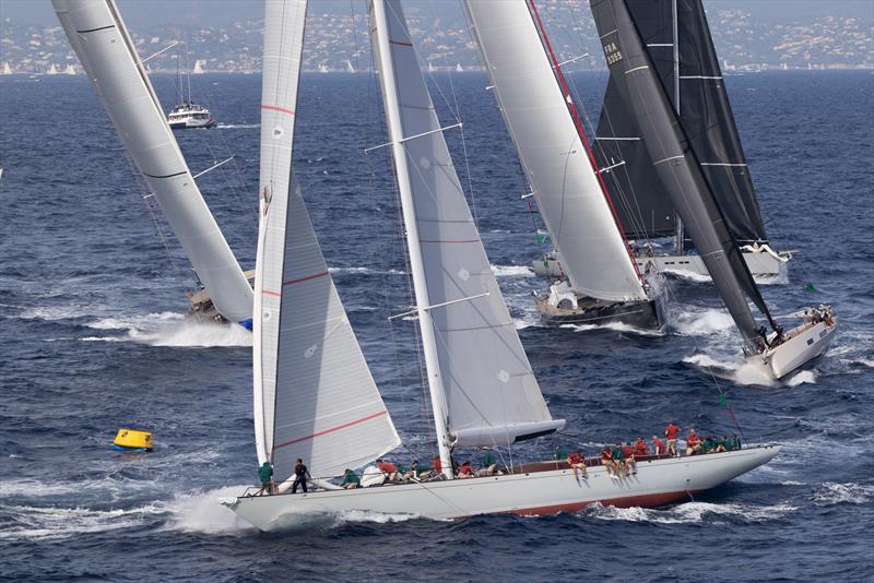 The Spirit 111 Geist leads Maxi 2 on day 2 at Les Voiles de Saint-Tropez - photo © Gilles Martin-Raget / www.martin-raget.com