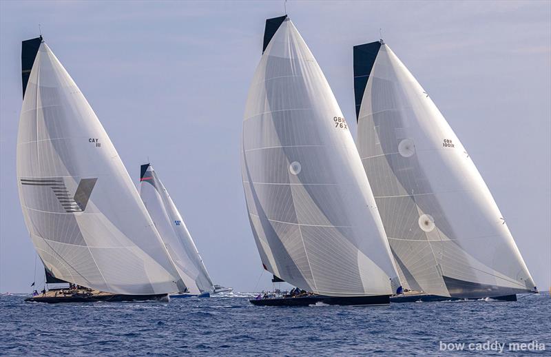 Maxi racing on D5 of Les Voiles de Saint Tropez 2026  photo copyright Bow Caddy Media taken at Société Nautique de Saint-Tropez and featuring the Maxi class