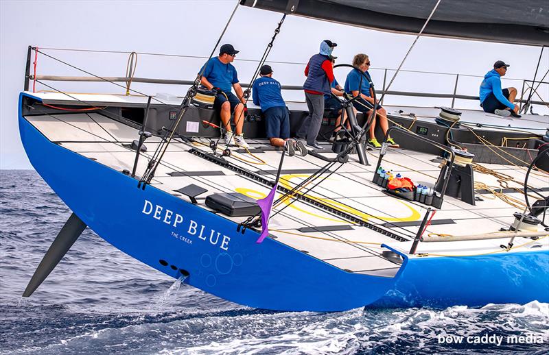 Maxi racing on D5 of Les Voiles de Saint Tropez 2026  photo copyright Bow Caddy Media taken at Société Nautique de Saint-Tropez and featuring the Maxi class