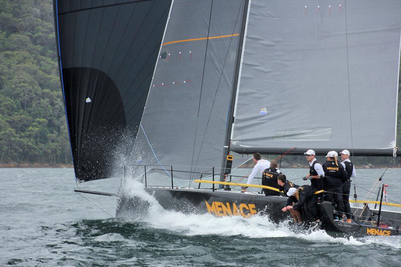 Boat of the day Menace on day 1 of the MC38 Australian Championship photo copyright Nic Douglass / Adventures of a Sailor Girl taken at Royal Prince Alfred Yacht Club and featuring the MC38 class