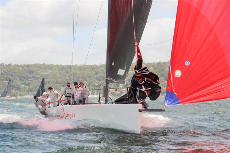 Leslie Green's Ginger on day 1 of the MC38 Australian Championship - photo © Nic Douglass / Adventures of a Sailor Girl