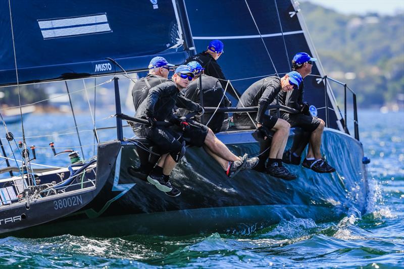 John Bacon's Dark Star on day 2 of the MC38 Australian Championship photo copyright Craig Greenhill / Saltwater Images taken at Royal Prince Alfred Yacht Club and featuring the MC38 class